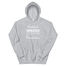 Load image into Gallery viewer, HH - GRATEFUL GREEKS IN EDUCATION - Unisex Hoodie