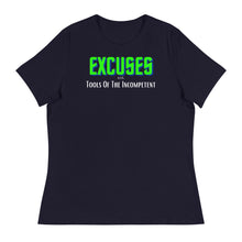 Load image into Gallery viewer, EXCUSES - Women's Relaxed T-Shirt