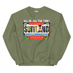 SUITLAND License Plate Unisex Sweatshirt