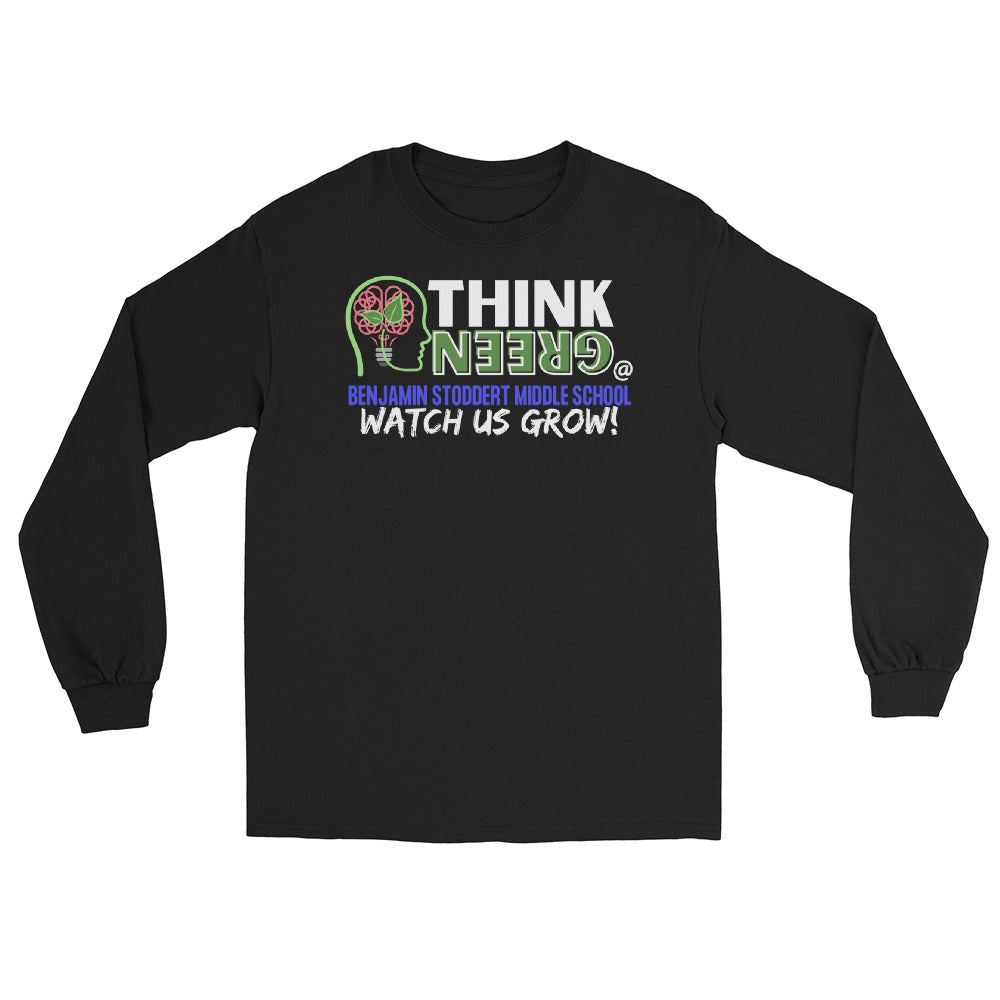 THINK GREEN & Watch US Grow! - Men’s Long Sleeve Shirt