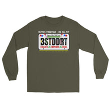 Load image into Gallery viewer, BSTDDRT License Plate - Men’s Long Sleeve Shirt
