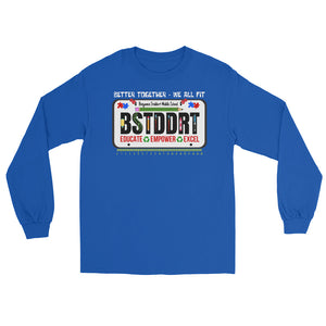 BSTDDRT License Plate - Men’s Long Sleeve Shirt