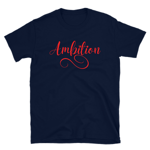 AMBITION (red) - Short-Sleeve Unisex T-Shirt