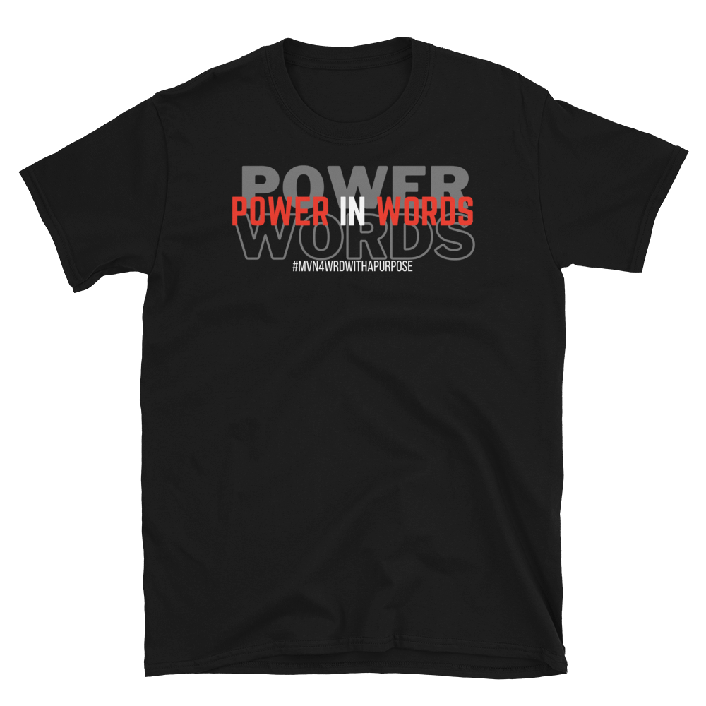 POWER IN WORDS - Short-Sleeve Unisex T-Shirt