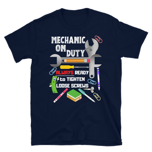 Mechanic on Duty - Short-Sleeve Unisex T-Shirt