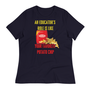 POTATO CHIP EDUCATOR  - Women's Relaxed T-Shirt