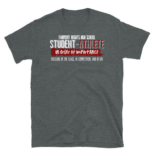 FHHS STUDENT-ATHLETE -Short-Sleeve Unisex T-Shirt