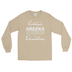 LSS - GRATEFUL GREEKS IN EDUCATION - Long Sleeve Shirt