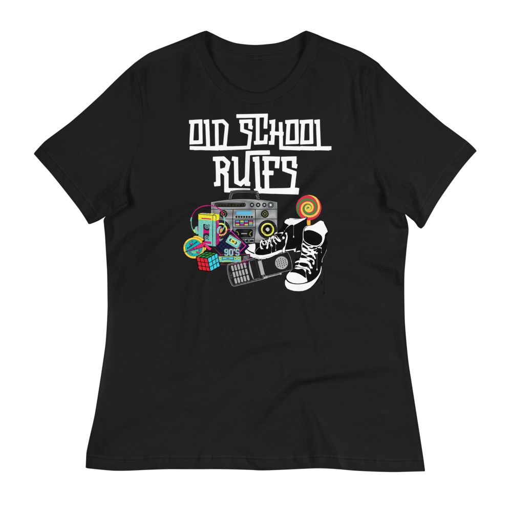 OLD SCHOOL RULES - Women's Relaxed T-Shirt