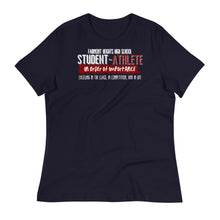 Load image into Gallery viewer, FHHS STUDENT-ATHLETE - Women&#39;s Relaxed T-Shirt

