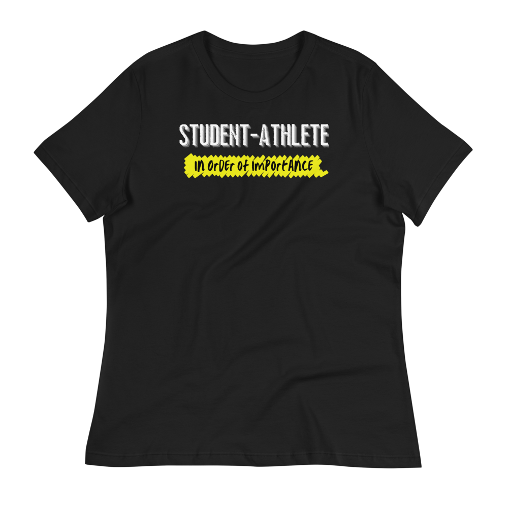 STUDENT-ATHLETE - Women's Relaxed T-Shirt