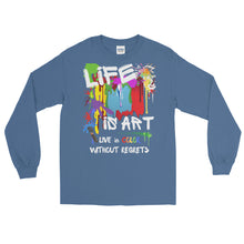 Load image into Gallery viewer, LSS - LIFE IS ART - Long Sleeve Shirt
