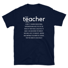 Load image into Gallery viewer, DEFINITION OF A TEACHER - Short-Sleeve Unisex T-Shirt
