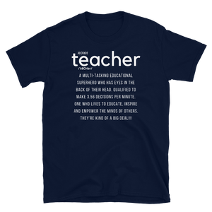 DEFINITION OF A TEACHER - Short-Sleeve Unisex T-Shirt