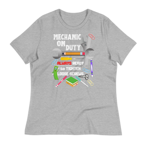 Mechanic on Duty - Women's Relaxed T-Shirt