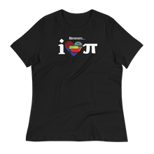 Load image into Gallery viewer, Mmmm...I LOVE Pi - Women&#39;s Relaxed T-Shirt
