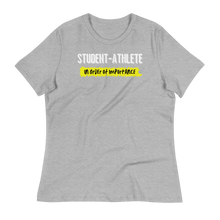 Load image into Gallery viewer, STUDENT-ATHLETE - Women&#39;s Relaxed T-Shirt
