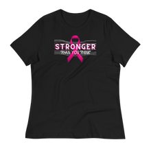 Load image into Gallery viewer, STRONGER THAN YOU THINK - Women&#39;s Relaxed T-Shirt
