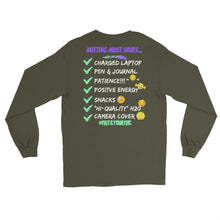 Load image into Gallery viewer, LSS - ZOOM MEETING SHIRT -  Long Sleeve Shirt
