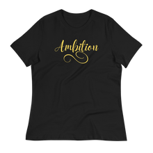 Load image into Gallery viewer, AMBITION (yellow) - Women&#39;s Relaxed T-Shirt
