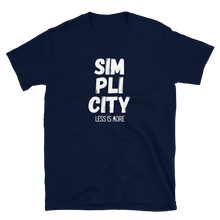 Load image into Gallery viewer, SIM-PLI-CITY - Short-Sleeve Unisex T-Shirt
