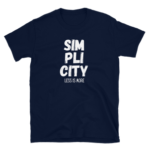 SIM-PLI-CITY - Short-Sleeve Unisex T-Shirt