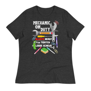 Mechanic on Duty - Women's Relaxed T-Shirt