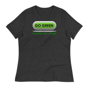 GO GREEN (Financial) - Women's Relaxed T-Shirt