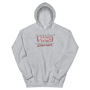 HH - ONCE A HORNET...(graffiti) - Unisex Hoodie