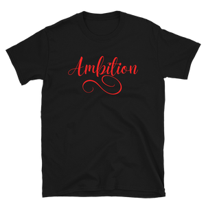 AMBITION (red) - Short-Sleeve Unisex T-Shirt