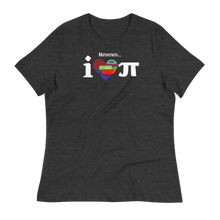 Load image into Gallery viewer, Mmmm...I LOVE Pi - Women&#39;s Relaxed T-Shirt
