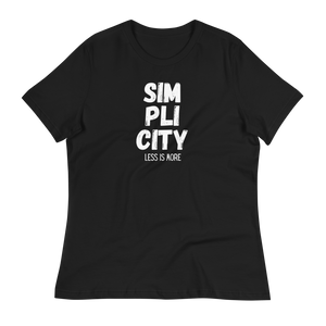 SIM-PLI-CITY - Women's Relaxed T-Shirt