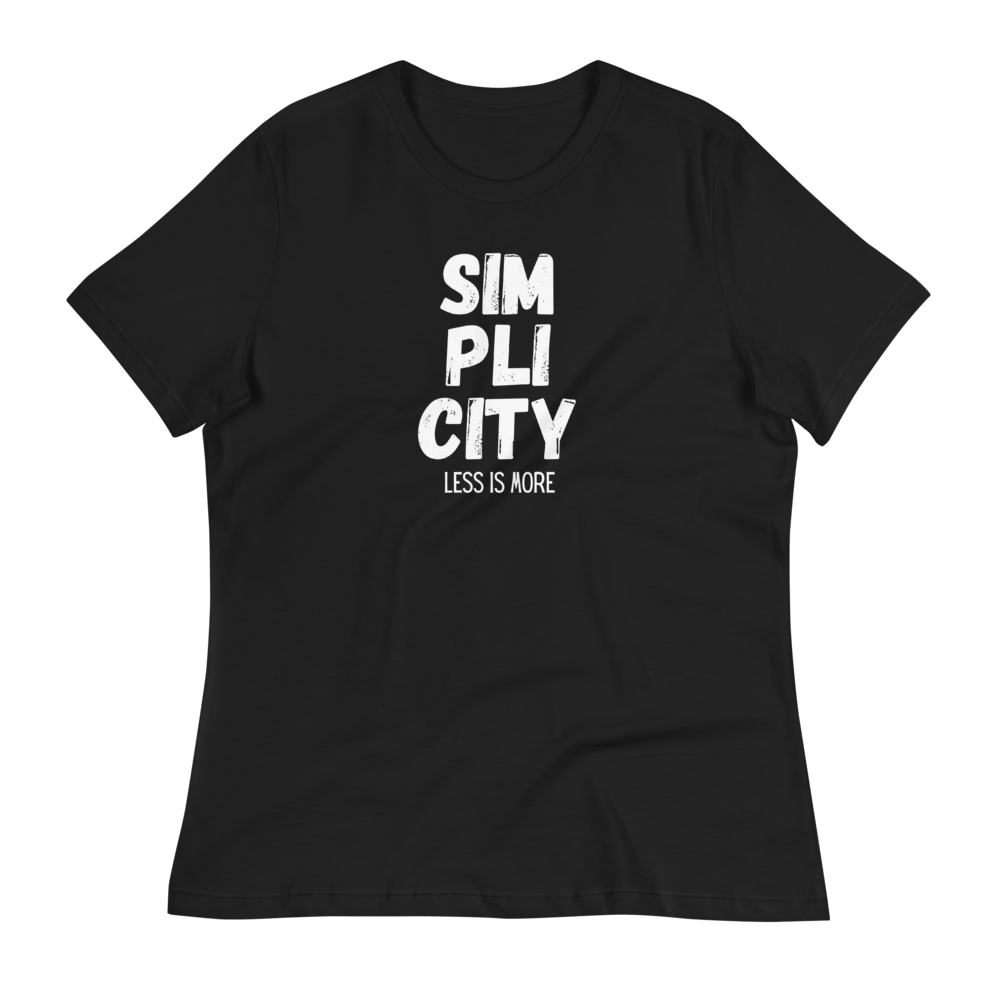 SIM-PLI-CITY - Women's Relaxed T-Shirt