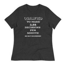 Load image into Gallery viewer, QUALIFIED - Women&#39;s Relaxed T-Shirt
