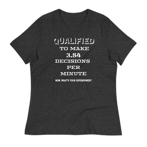 QUALIFIED - Women's Relaxed T-Shirt