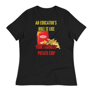 POTATO CHIP EDUCATOR  - Women's Relaxed T-Shirt