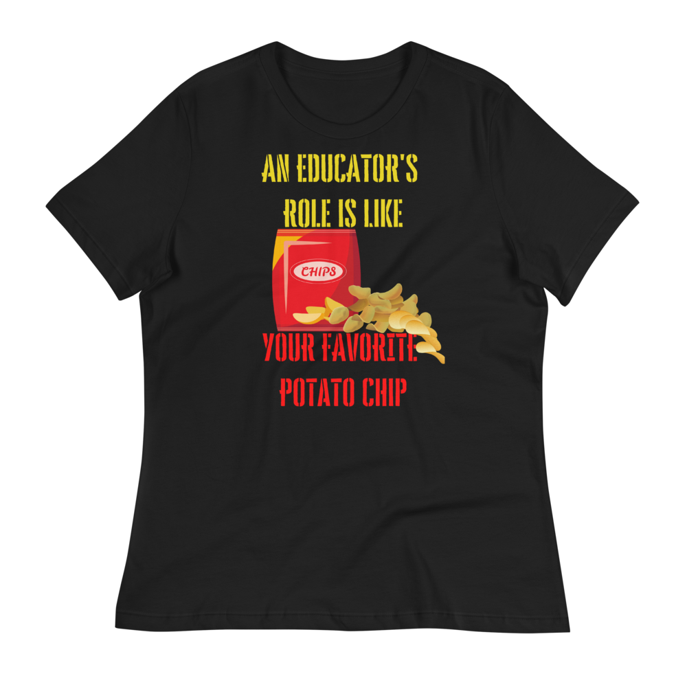 POTATO CHIP EDUCATOR  - Women's Relaxed T-Shirt