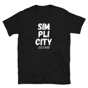 SIM-PLI-CITY - Short-Sleeve Unisex T-Shirt