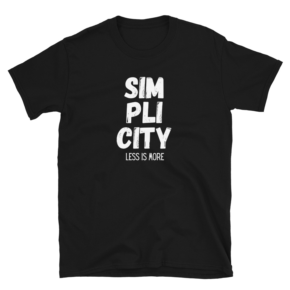 SIM-PLI-CITY - Short-Sleeve Unisex T-Shirt