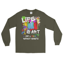 Load image into Gallery viewer, LSS - LIFE IS ART - Long Sleeve Shirt
