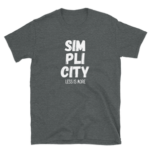 SIM-PLI-CITY - Short-Sleeve Unisex T-Shirt