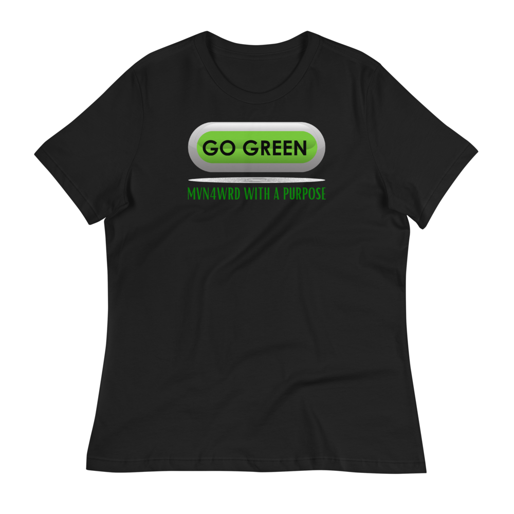 GO GREEN (Financial) - Women's Relaxed T-Shirt