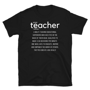 DEFINITION OF A TEACHER - Short-Sleeve Unisex T-Shirt