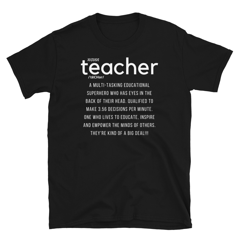 DEFINITION OF A TEACHER - Short-Sleeve Unisex T-Shirt