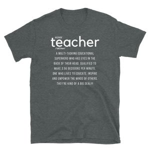 DEFINITION OF A TEACHER - Short-Sleeve Unisex T-Shirt