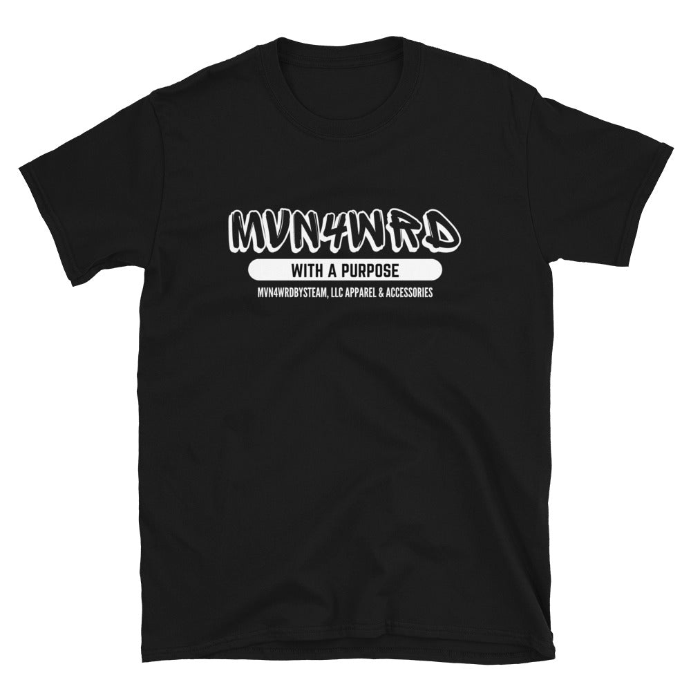 MVN4WRD With A Purpose - WHITE - Short-Sleeve Unisex T-Shirt
