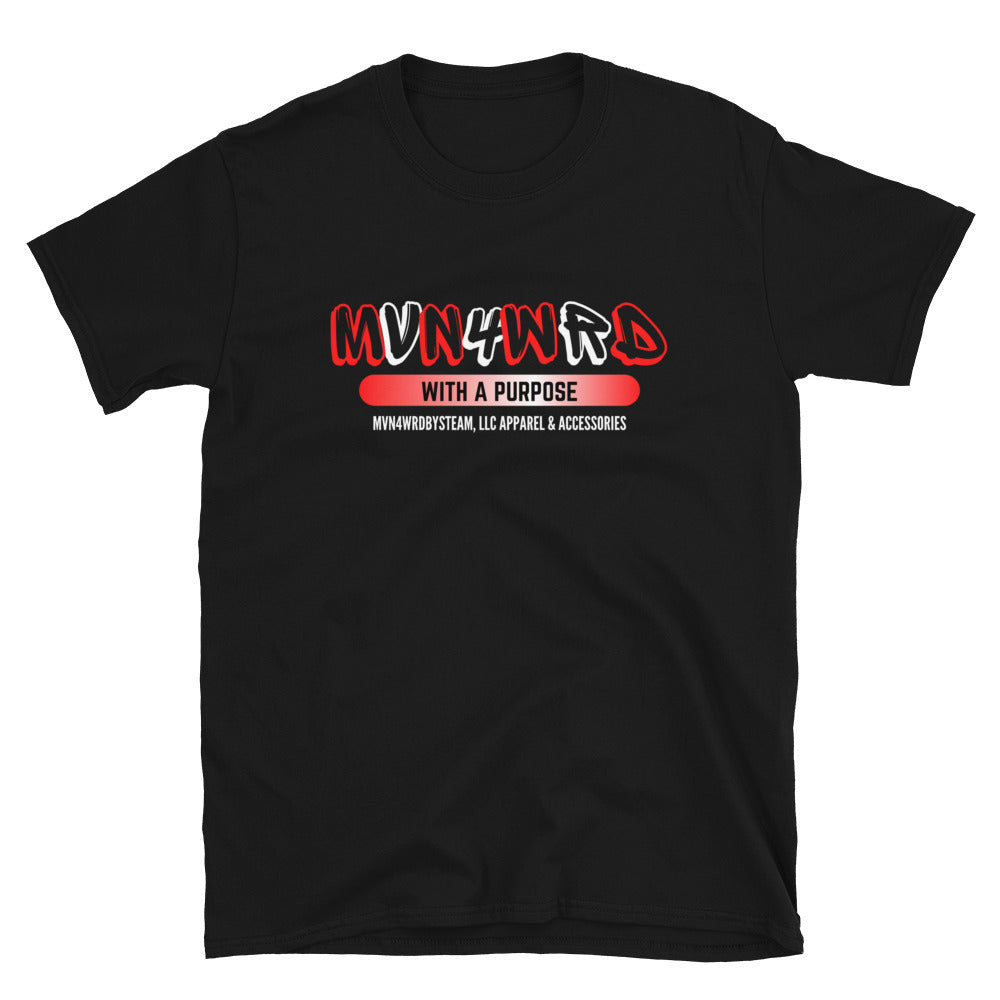 MVN4WRD With A Purpose - RED - Short-Sleeve Unisex T-Shirt