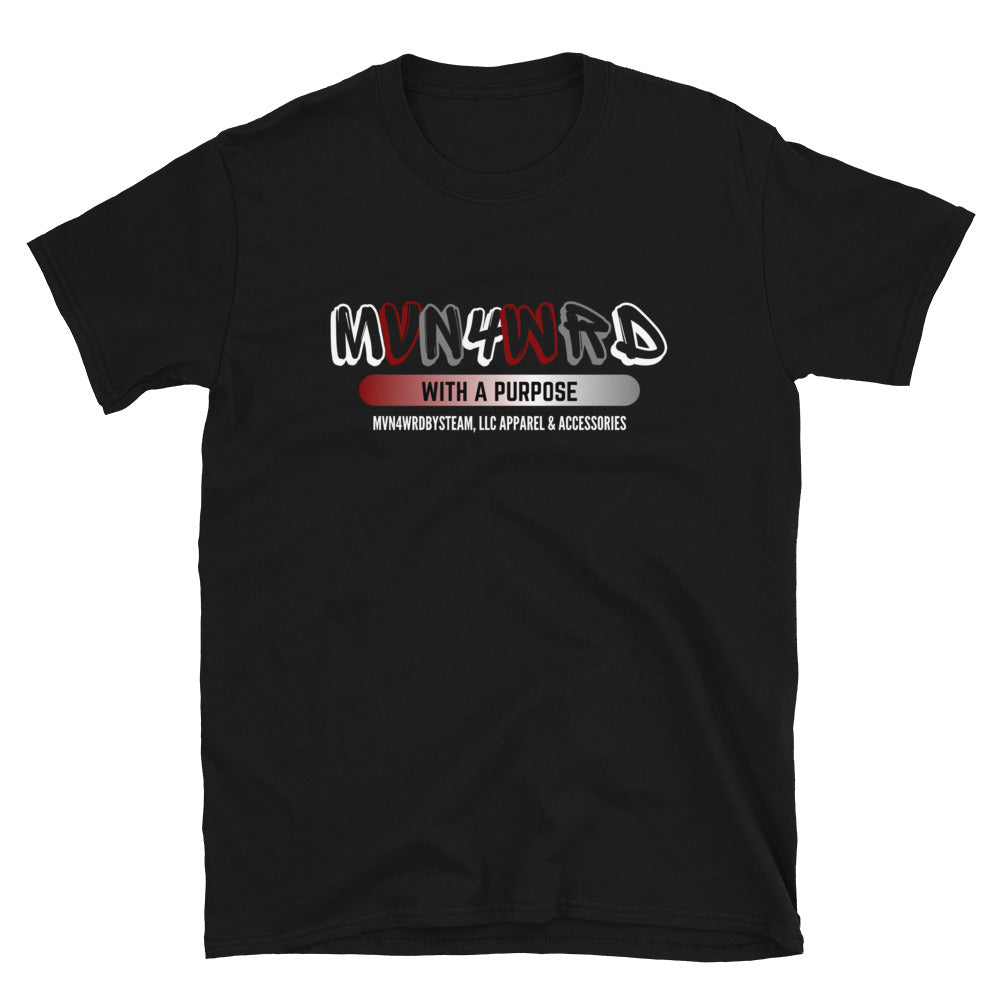 MVN4WRD With A Purpose - MAROON Short-Sleeve Unisex T-Shirt