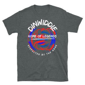 DINWIDDIE...HOME OF LEGENDS - Short-Sleeve Unisex T-Shirt