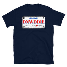 Load image into Gallery viewer, DINWIDDIE LICENSE PLATE - Short-Sleeve Unisex T-Shirt
